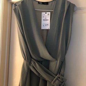 Olive green blouse